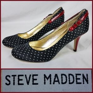 Rockabilly Pin Up Pumps Heels Steve Madden Luvvy